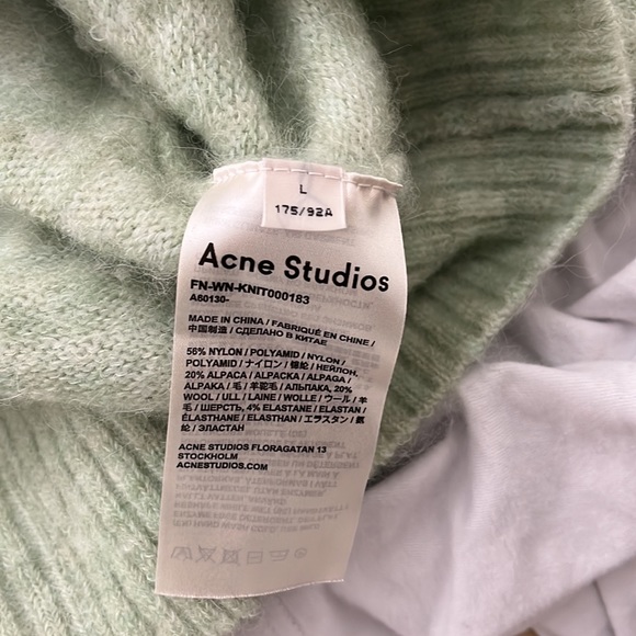 Acne studios brushed knitted sweater - Picture 4 of 4